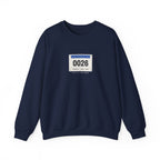 Bib 0026 Crewneck in Navy, front view