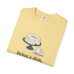 Bring a Dish Tee in Butter, folded