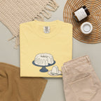 Bring a Dish Tee in Butter, fabric and print detail