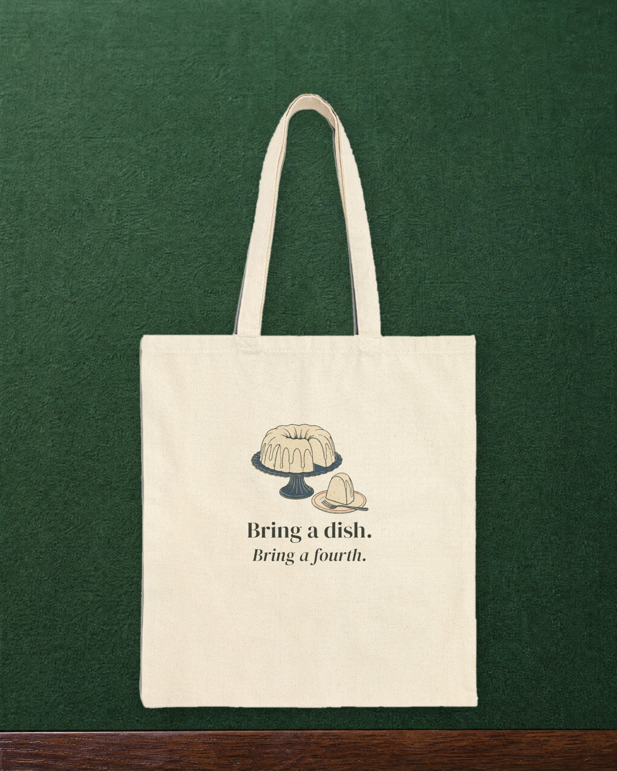Bring a Dish Tote in Natural, styled