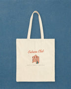 Cabana Club Tote in Natural, styled