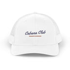 Cabana Club Trucker Hat in White, front view