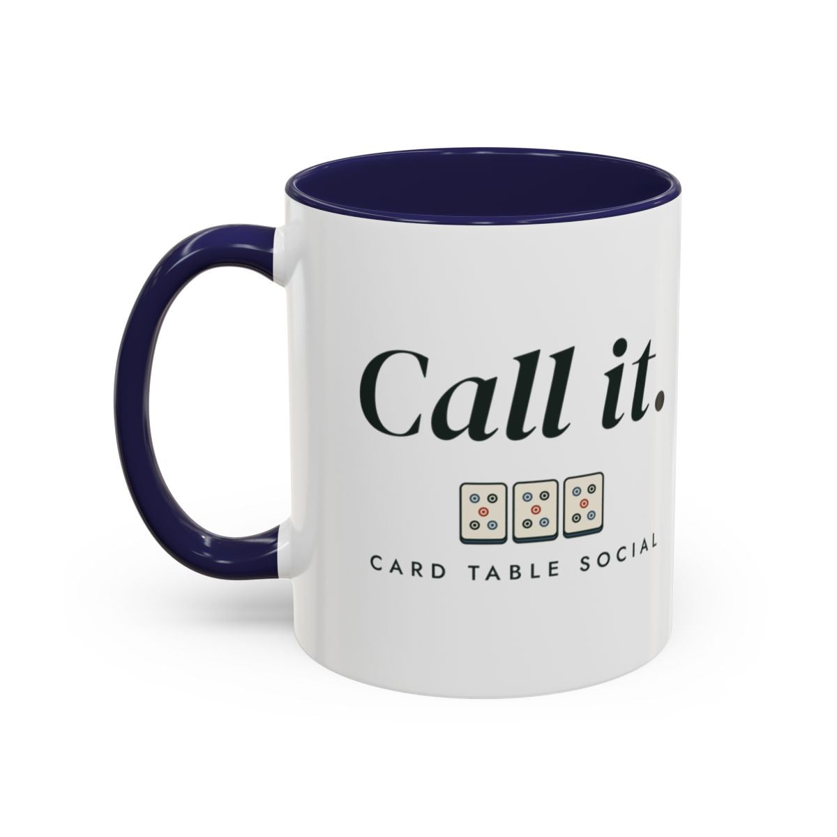 Call It Mug in Navy, left side