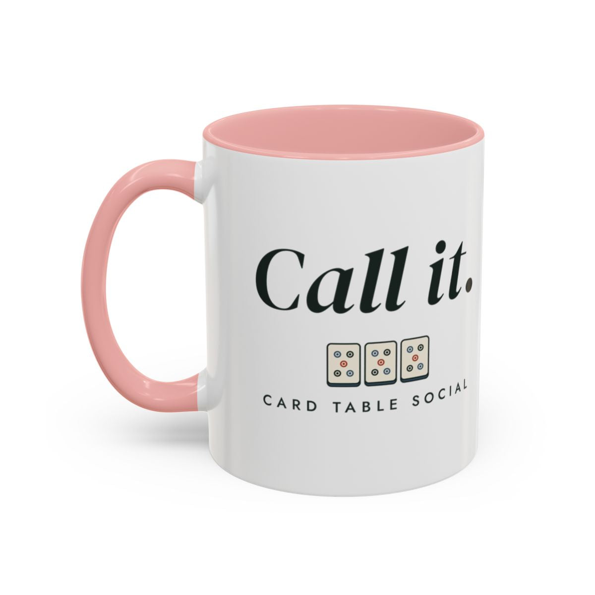 Call It Mug in Pink, left side