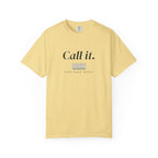 Call It Tee in Butter, front view