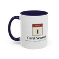 Card Season Mug in Navy, left side
