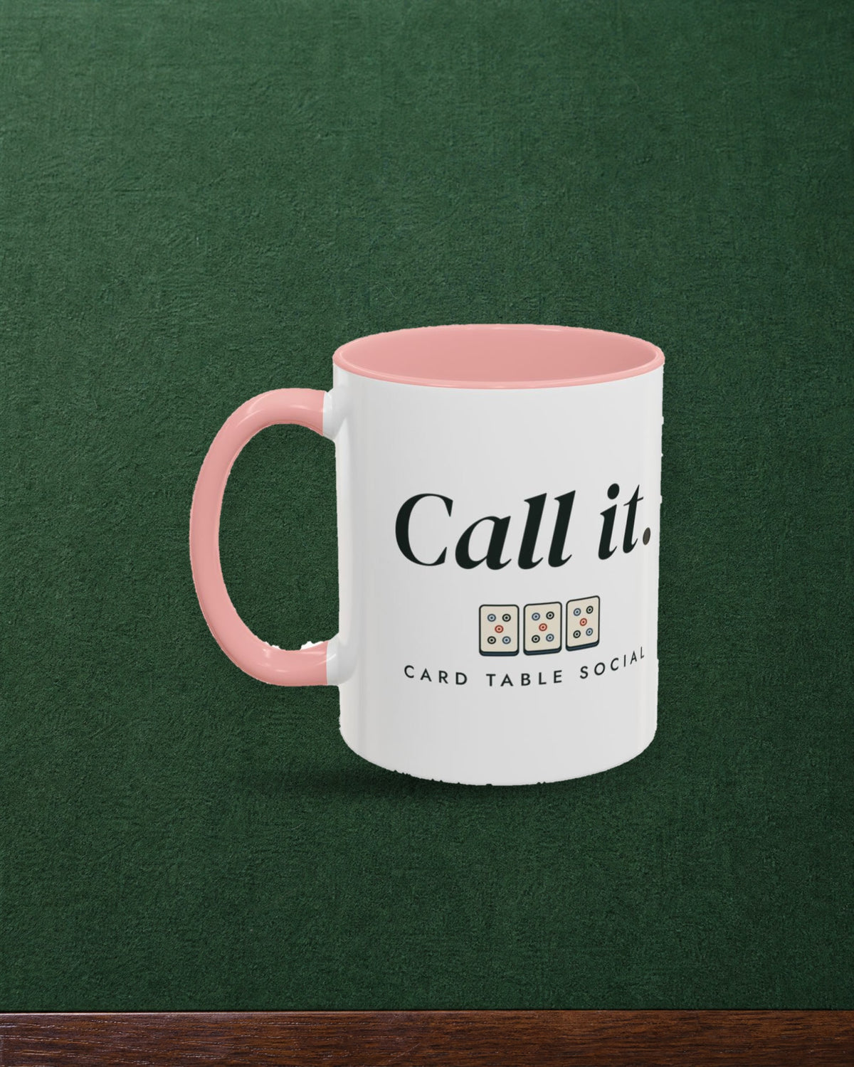 Call It Mug in Pink, styled