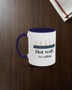 Hot Wall Mug in Navy, styled