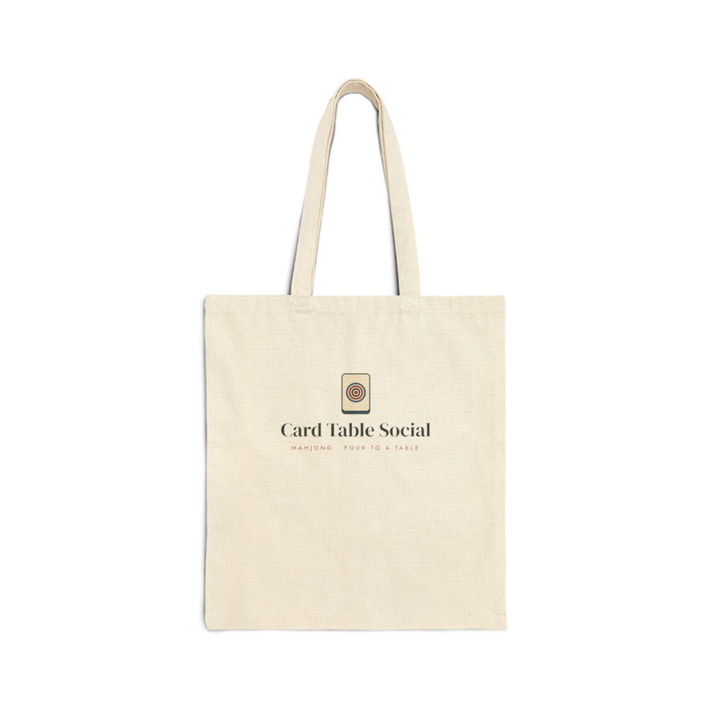Card Table Social Tote in Natural, front view