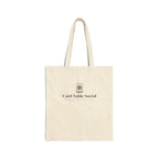 Card Table Social Tote in Natural, front view
