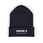 Chair 9 Beanie in Navy, front view