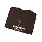 Chair 9 Crewneck in Dark Chocolate, folded