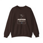 Chair 9 Crewneck in Dark Chocolate, front view