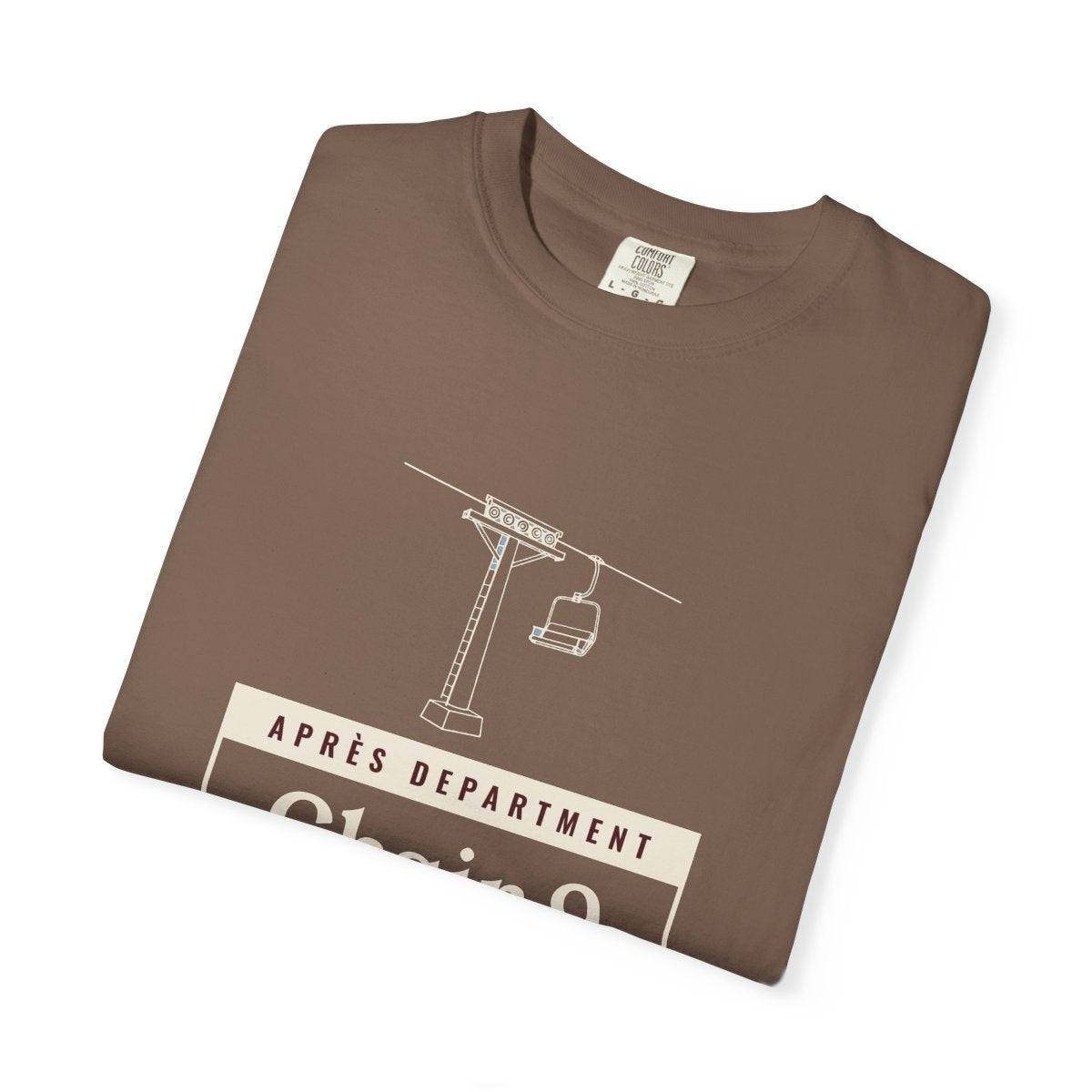 Chair 9 Tee in Espresso, folded