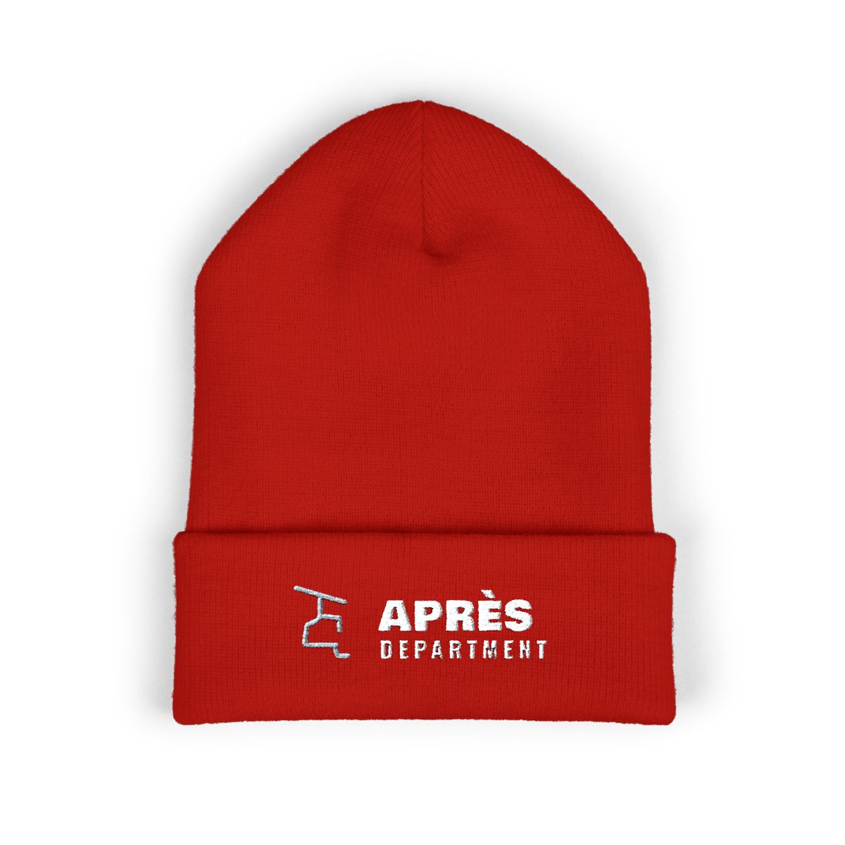 Chair Mark Beanie in Red, front view