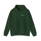 Chair Mark Hoodie in Forest Green, front view