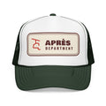 Chair Mark Trucker Hat in Dark Green / White / Dark Green, front view