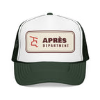 Chair Mark Trucker Hat in Dark Green / White / Dark Green, front view