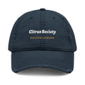 Citrus Society Dad Hat in Dark Navy, front view