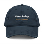 Citrus Society Dad Hat in Dark Navy, front view
