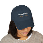 Citrus Society Dad Hat in Dark Navy, on model