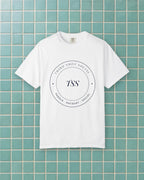 Club Seal Tee in White, styled