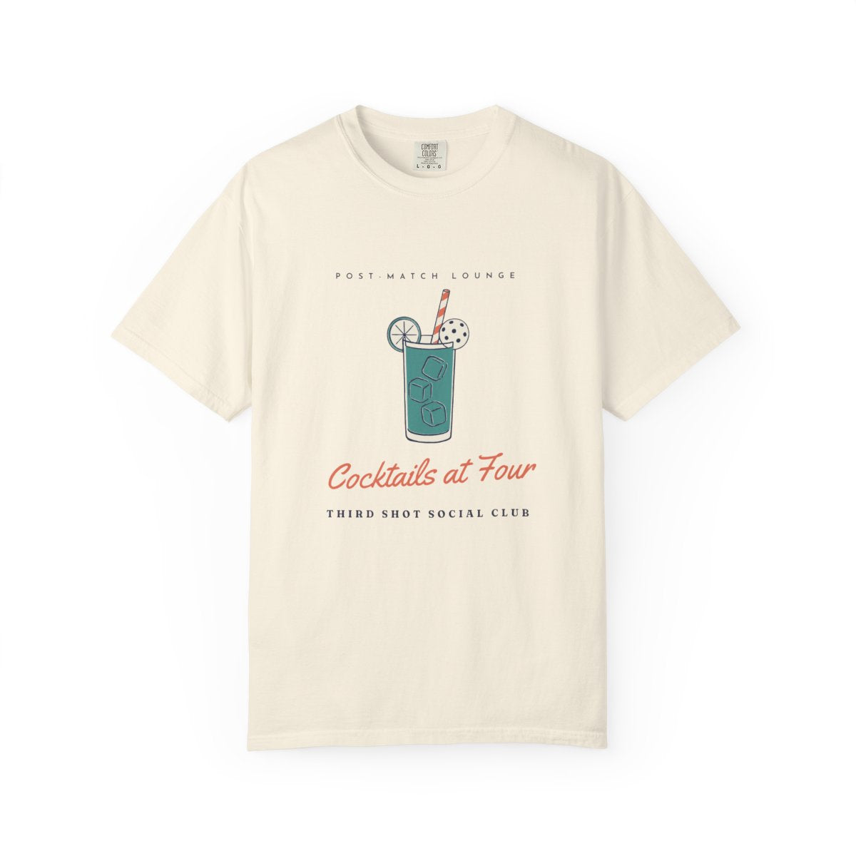 Cocktails at Four Tee in Ivory, front view