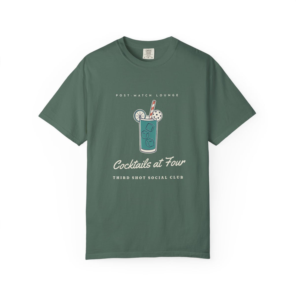 Cocktails at Four Tee in Blue Spruce, front view