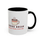 Cocoa Break Mug in Black, right side