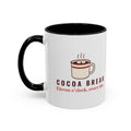 Cocoa Break Mug in Black, left side