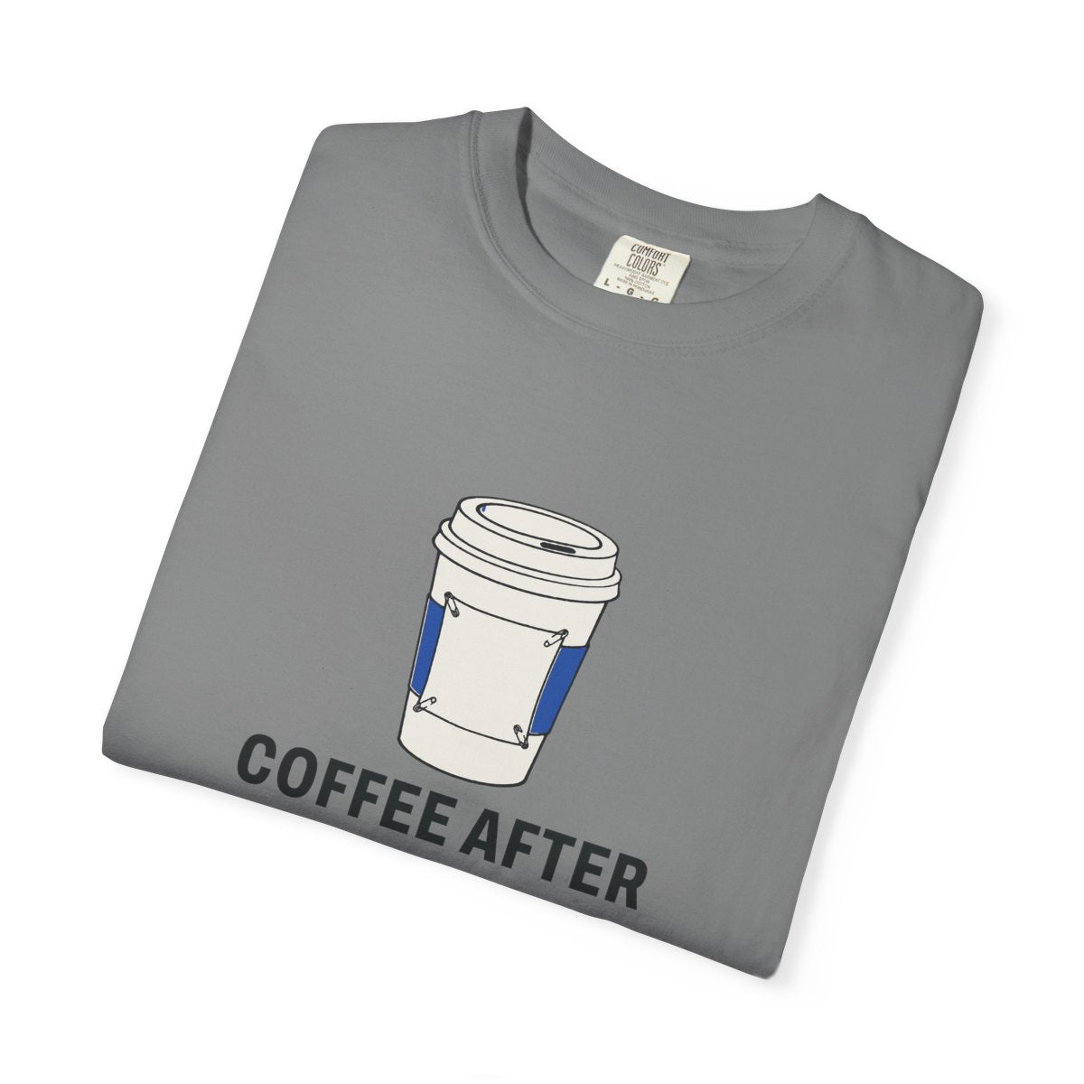 Coffee After Tee in Grey, folded