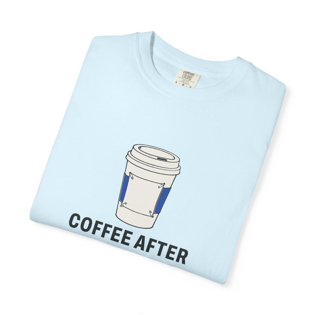 Coffee After Tee in Chambray, folded