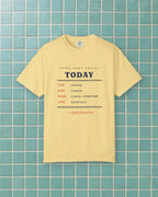 Coffee, Courts, Cocktails Tee in Butter, styled