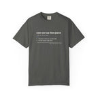 Conversation Pace Tee in Pepper, front view