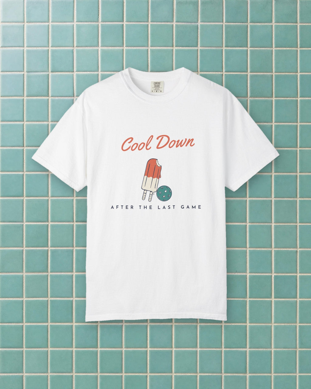 Cool Down Tee in White, styled