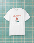 Cool Down Tee in White, styled