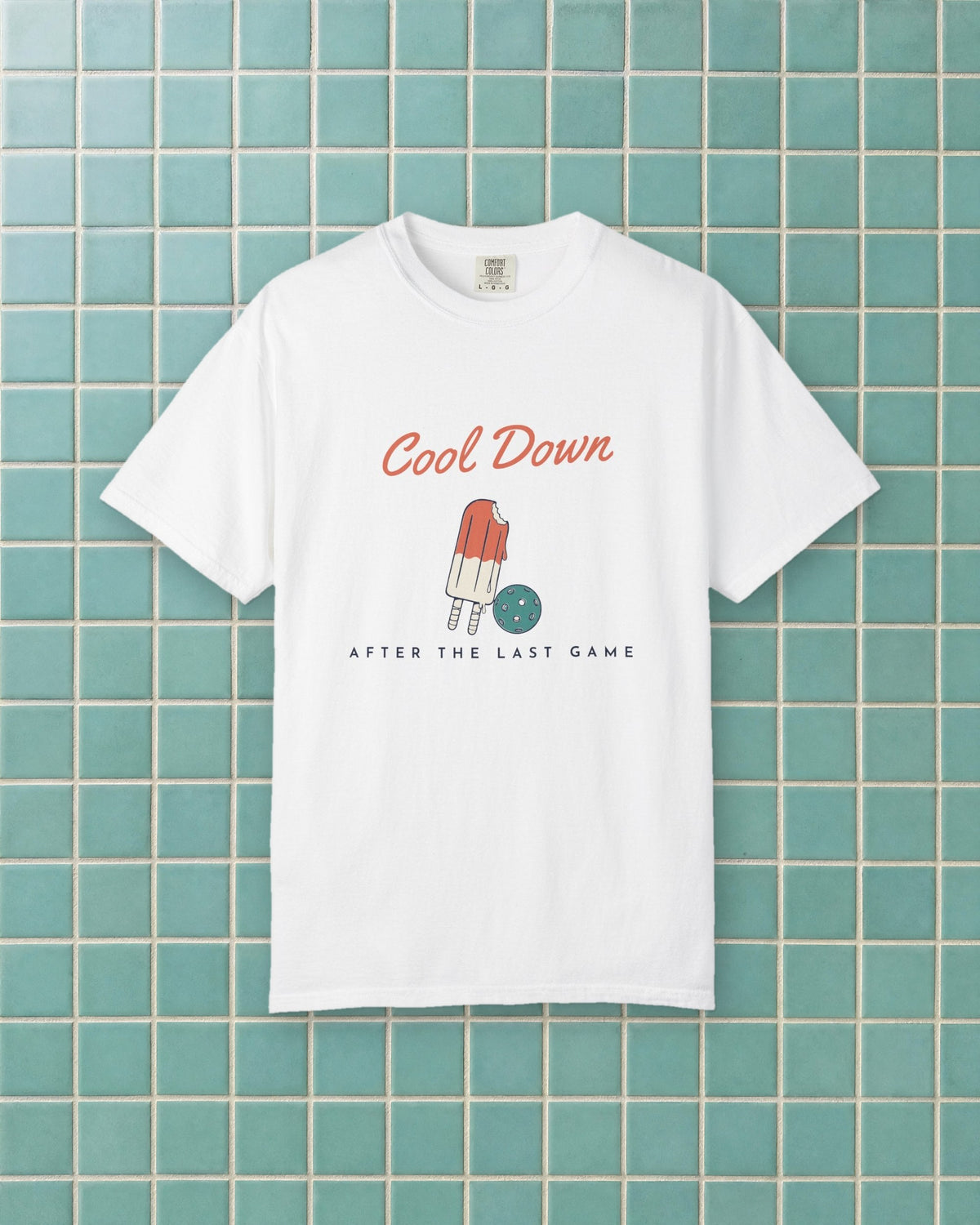 Cool Down Tee in White, styled