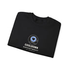 Cooldown Department Crewneck in Black, folded
