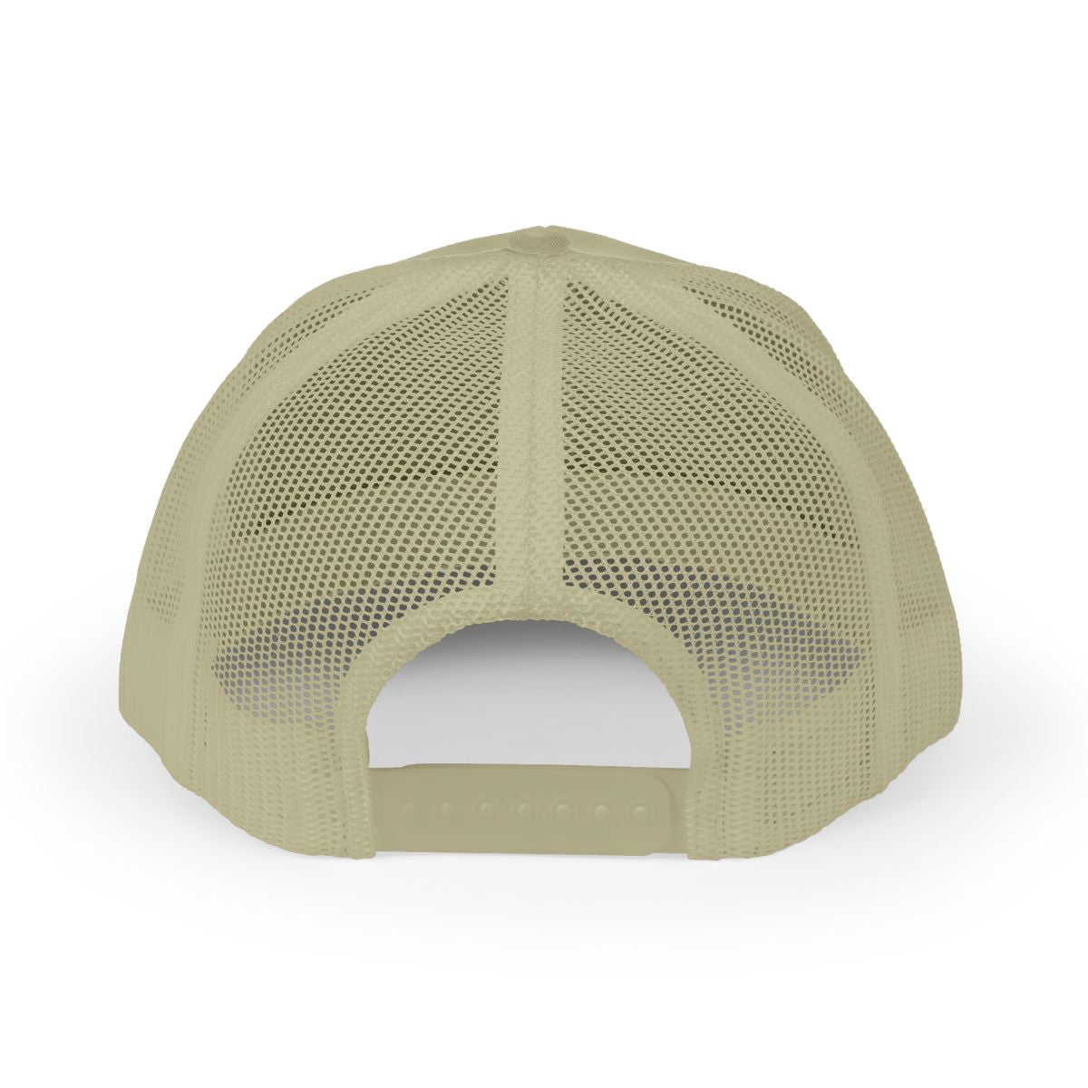 Court No. 3 Trucker Hat in Khaki, back view