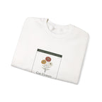 Cut Flower Garden Crewneck in White, folded