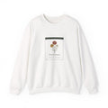 Cut Flower Garden Crewneck in White, front view
