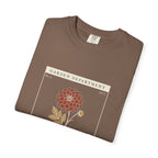 Dahlia Society Tee in Espresso, folded