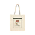 Dahlia Society Tote in Natural, front view