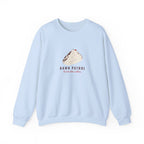 Dawn Patrol Crewneck in Light Blue, front view