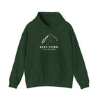 Dawn Patrol Hoodie in Forest Green, front view