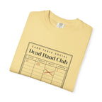 Dead Hand Club Tee in Butter, folded