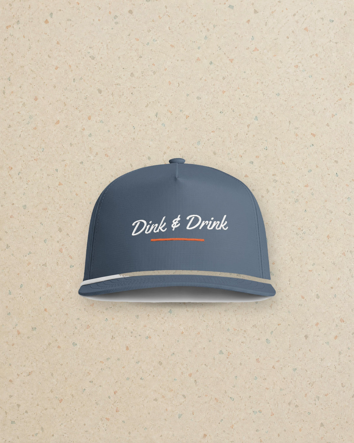 Dink & Drink Rope Cap in Blue Jean, styled