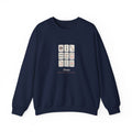 Dots Crewneck in Navy, front view