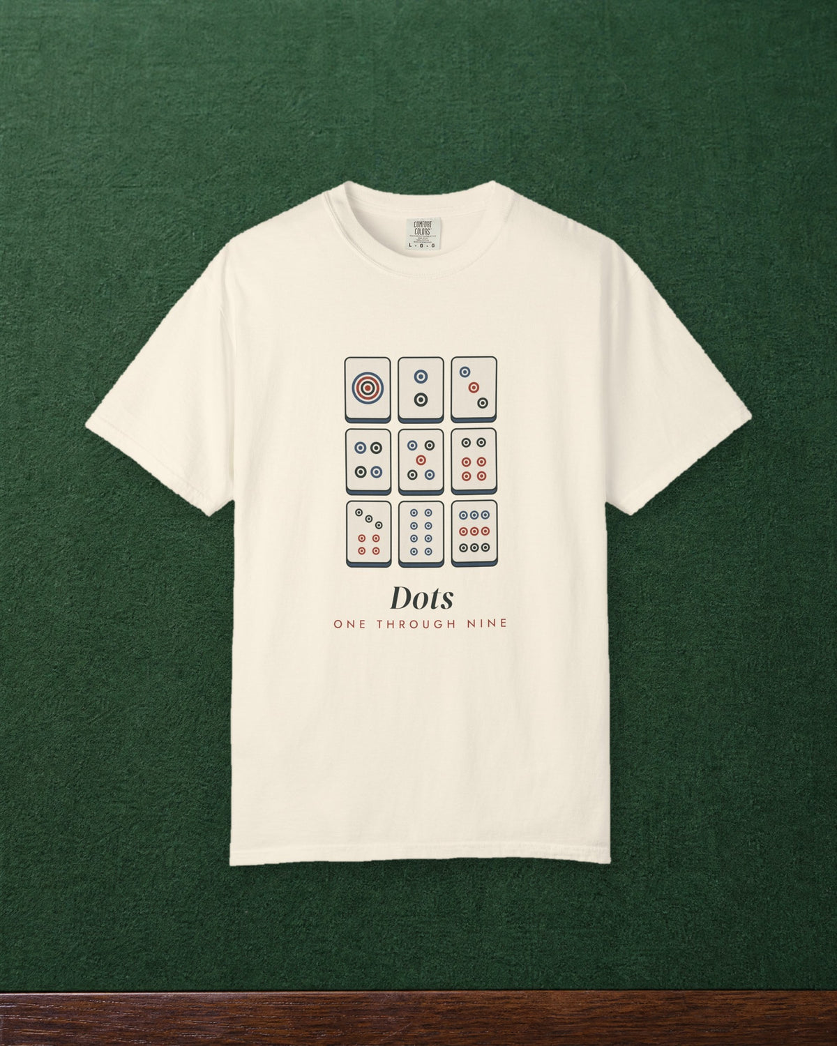 Dots Tee in Ivory, styled