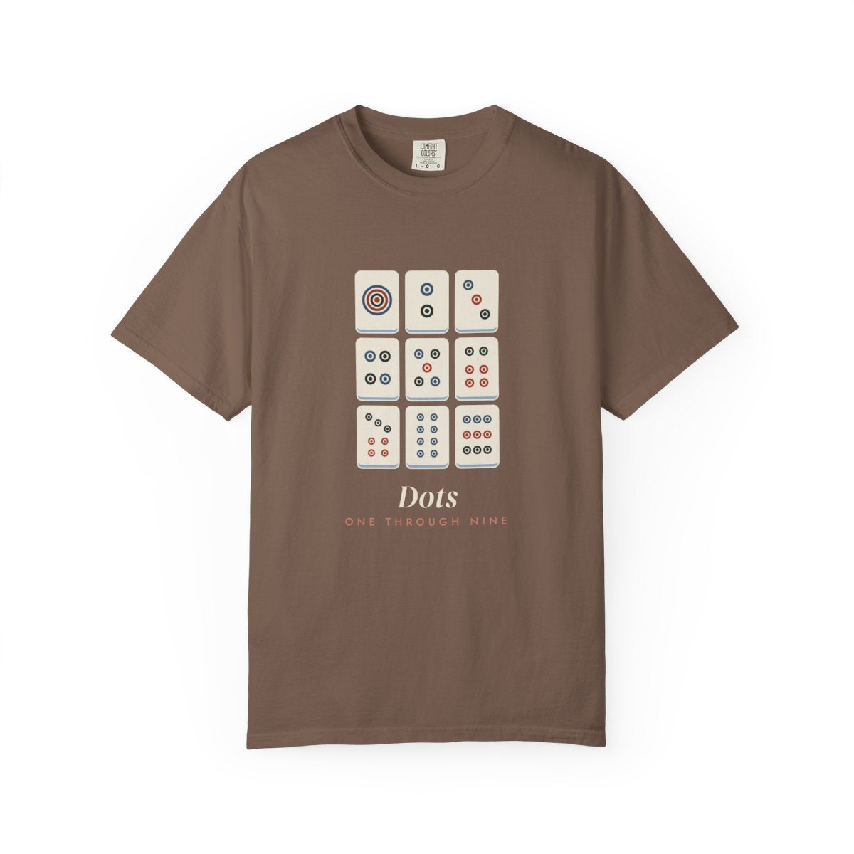 Dots Tee in Espresso, front view
